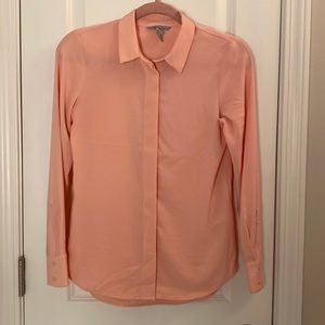 H&M Pink Button Up Blouse - Womens 2